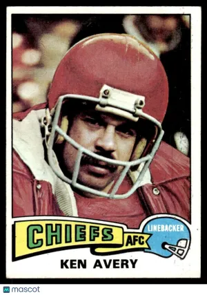 1975 Football Ken Avery #306