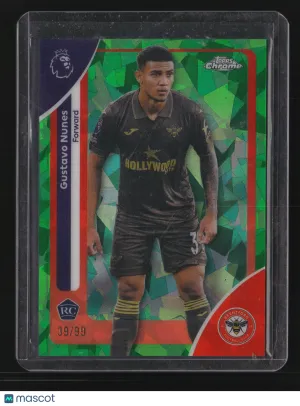 Gustavo Nunes 2026 Topps Chrome Premier League #31-Green 39/99