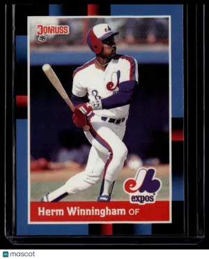 1987 Donruss Herm Winningham #581