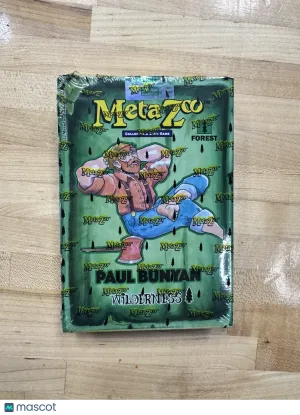 2022 MetaZoo Wilderness Forest Theme Deck Paul Bunyan Holographic Promo Card Sealed Theme Deck