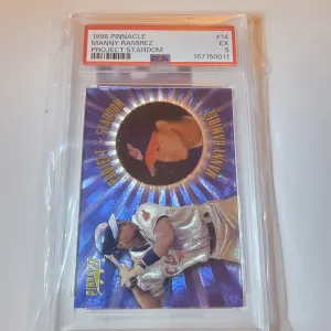 1996 Pinnacle Manny Ramirez Project Stardom PSA 5