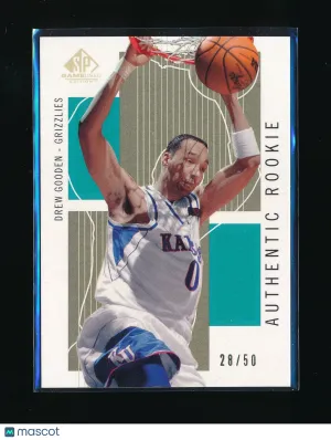 2002-03 SP Game Used Drew Gooden #105 Gold Rookie