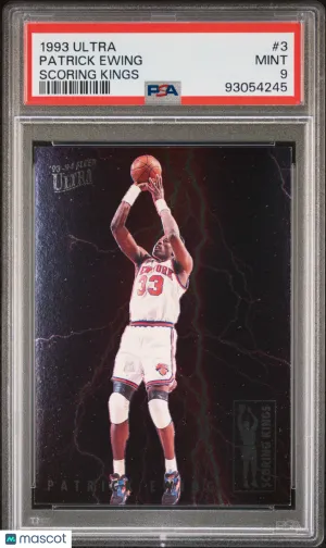 1993 Ultra Scoring Kings Patrick Ewing #3 PSA 9