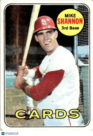 1969 Baseball Card Mike Shannon #110