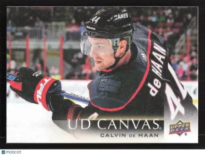 2018-19 Upper Deck Calvin de Haan #C136 UD Canvas