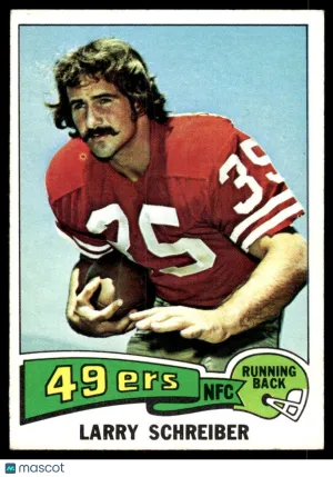 1975 Football Larry Schreiber #58