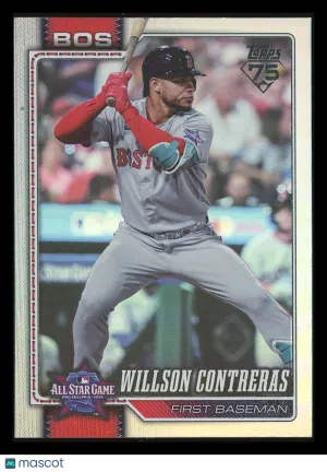 Willson Contreras 2026 Topps Update All-Star Game Rainbow Foil #ASG-31 Boston Red Sox