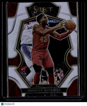 2023 Panini Select Donovan Mitchell #131 Maroon Prizm