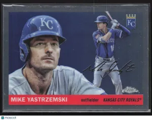 2025 Topps Heritage Mike Yastrzemski #154 Chrome