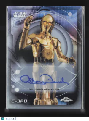 2026 Topps Chrome Star Wars Anthony Daniels Autograph #169