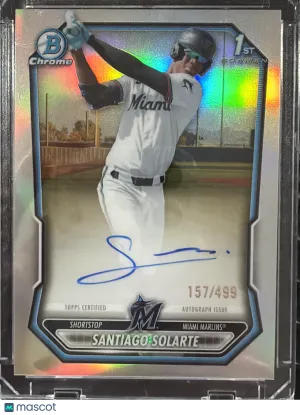 2026 Bowman Chrome Santiago Solarte #CPA-SS Refractor /499