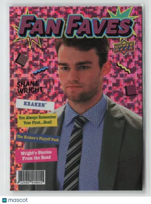2026-27 Upper Deck Series 1 Fan Faves Shane Wright #FF-31 Speckle