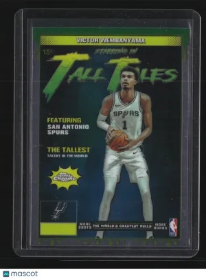 Victor Wembanyama 2025 Topps Chrome Basketball #TT4-Tall Tales