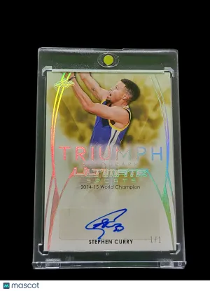 2019 Leaf Ultimate Sports Triumph Autograph Stephen Curry #UT-SC1 1/1