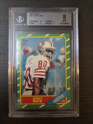 1986 Jerry Rice Rookie