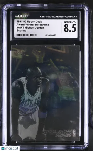 1991-92 Upper Deck Michael Jordan Scoring Award Winner Holograms #AW1 CGC 8.5 Chicago Bulls