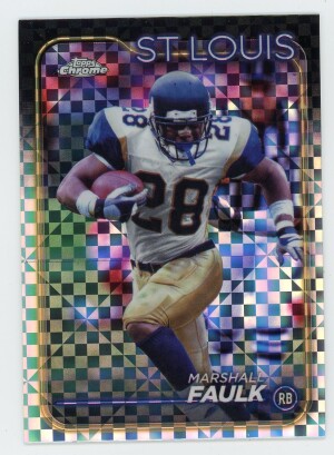 2024 Topps Chrome #101 Marshall Faulk X-fractor