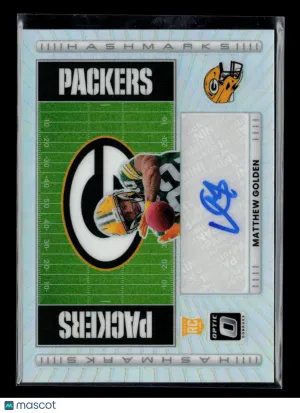 2025 Panini Donruss Optic Matthew Golden #HM-MG RC Auto