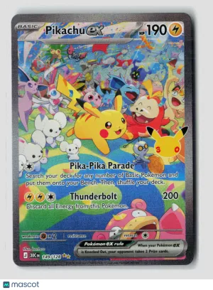 Pokemon 2026 30th Celebration Pikachu EX FA SAR #149/128