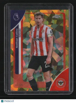 Nathan Collins 2026 Topps Chrome Premier League S/E #36-Gold 46/50