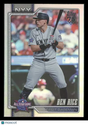 Ben Rice 2026 Topps Update All-Star Game Rainbow Foil #ASG-7 New York Yankees