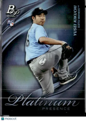 2019 Bowman Platinum Platinum Presence Yusei Kikuchi #PP-1 RC