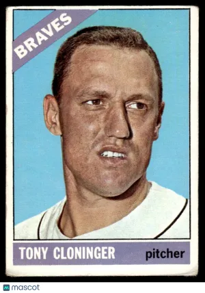 1966 Baseball Card Tony Cloninger #10