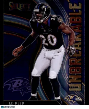 2020 Panini Select Ed Reed #U15 Unbreakable