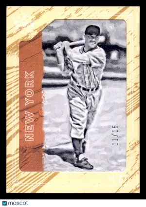 2021 Panini Diamond Kings Mel Ott #110 Framed Wood FOTL SN
