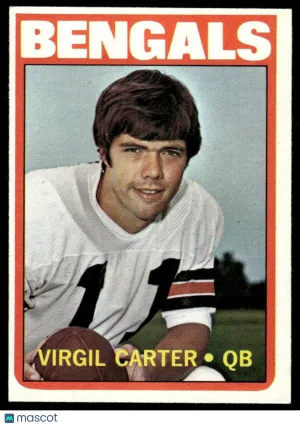 1972 Football Card Virgil Carter #49