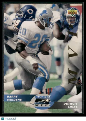 1993 Upper Deck Barry Sanders #TM18 Team MVP