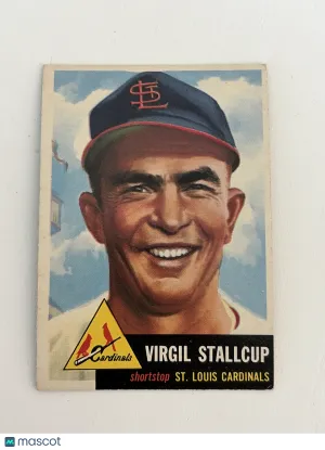 1953 Topps Virgil Stallcup #180 EX+