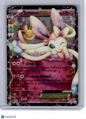 2016 Pokemon—Sylveon EX #RC21 Generations: Radiant Collection—Ultra Rare Holo [Heavily Played]