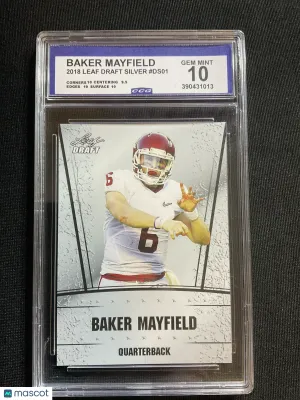 2018 Leaf Draft Baker Mayfield #DS-01 CCG 10