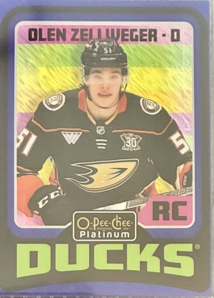Olen Zellweger 2024-25 O-Pee-Chee Platinum – Blue Luster