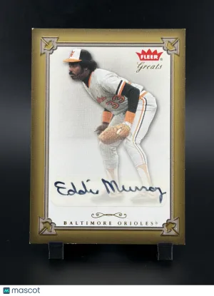 2004 Fleer Greats of the Game Eddie Murray #GBA-EM