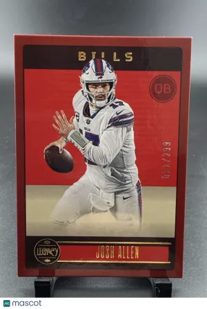 2023 Panini Legacy Josh Allen #10 Red Parallel/Variety Base Set