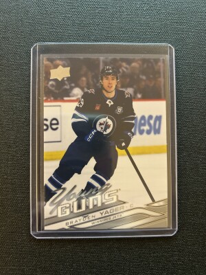 2026-27 Upper Deck Series 1 Brayden Yager Young Guns RC #242 Winnipeg Jets