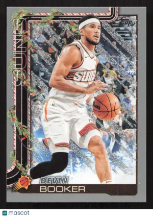 2025-26 Topps Holiday Devin Booker #H124 Glitter Holiday