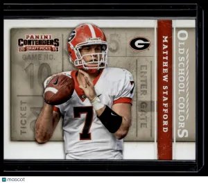 2015 Panini Contenders Draft Picks Matthew Stafford #39 Rookie