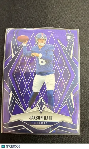 2025 Panini Phoenix Jaxson Dart #200 Purple Winter / Parallel/Variety Rookie Base Set