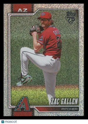 Zac Gallen 2026 Topps Update Series Sandglitter #US32 Arizona Diamondbacks