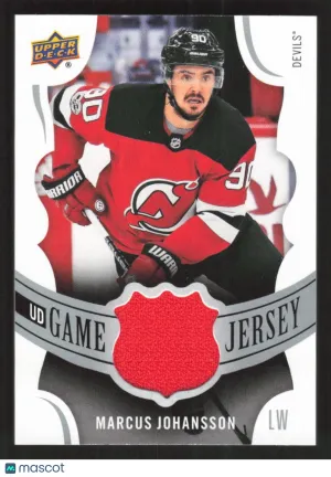 2018-19 Upper Deck Marcus Johansson #GJ-JO UD Game Jerseys MEM