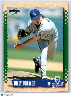 1995 Score Billy Brewer #140 Kansas City Royals