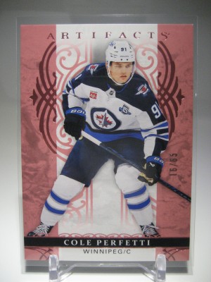 2026-27 Upper Deck Artifacts Hockey Cole Perfetti 100 Rose 16/65