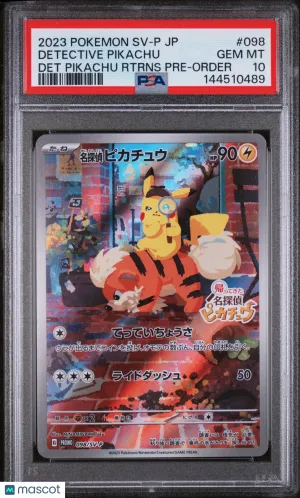 2023 Pokmon—Detective Pikachu #098 Sv-P Promotional Cards—Promo Holo Japanese PSA 10