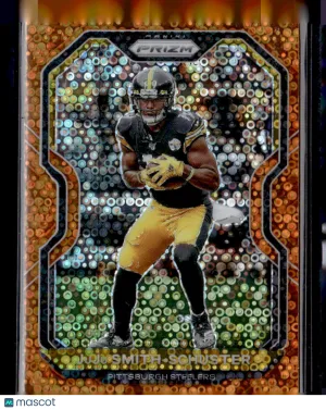 2020 Panini Prizm JuJu Smith-Schuster #66 Orange Disco