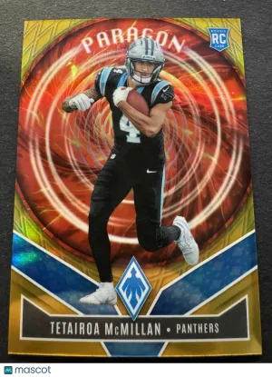 2025 Panini Phoenix Tetairoa McMillan #16 Gold / Parallel/Variety Rookie Insert