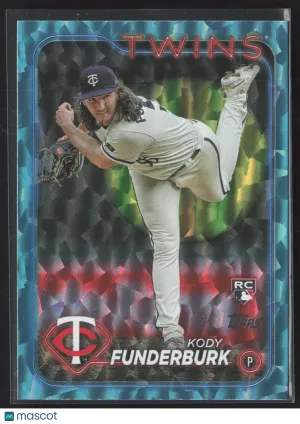 2024 Topps Series Two Kody Funderburk #538 Aqua Foilboard /399 RC
