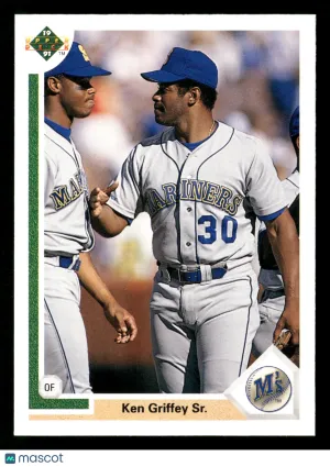 1991 Upper Deck Ken Griffey Jr. Ken Griffey Sr. #572